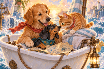 A scene from Every Pet We've Loved, Together
