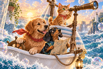 A scene from Every Pet We've Loved, Together